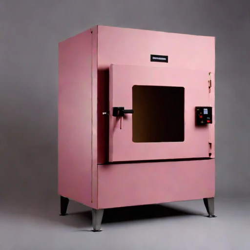 An anelastic-relief stress oven, photographed against a plain background