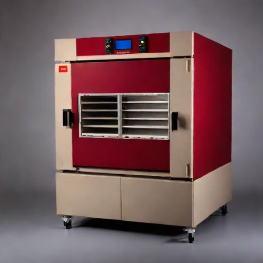 An anelastic-relief stress oven, photographed against a plain background