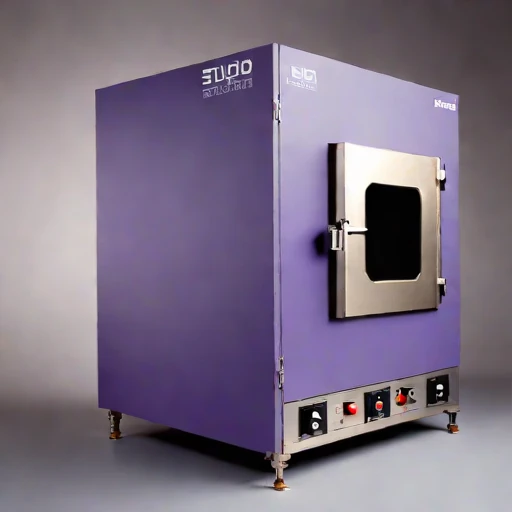 An anelastic-relief stress oven, photographed against a plain background