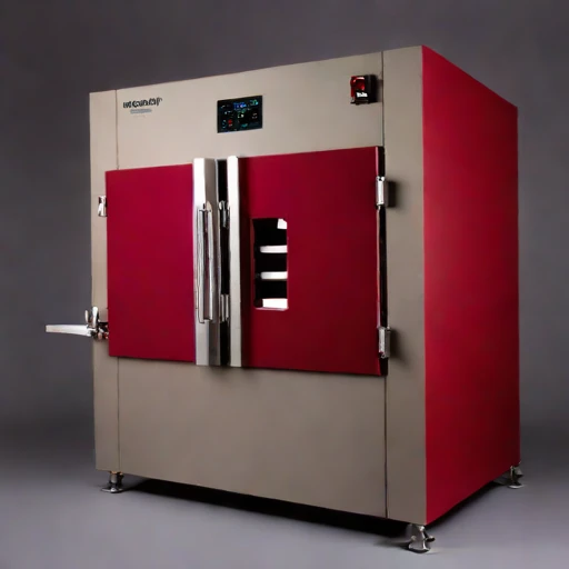 An anelastic-relief stress oven, photographed against a plain background