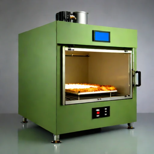 An anelastic-relief stress oven, photographed against a plain background