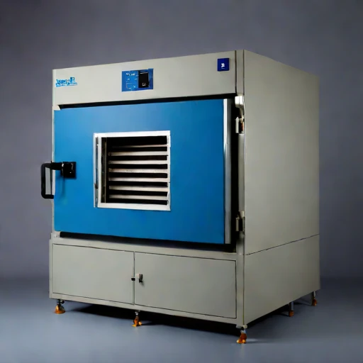 An anelastic-relief stress oven, photographed against a plain background