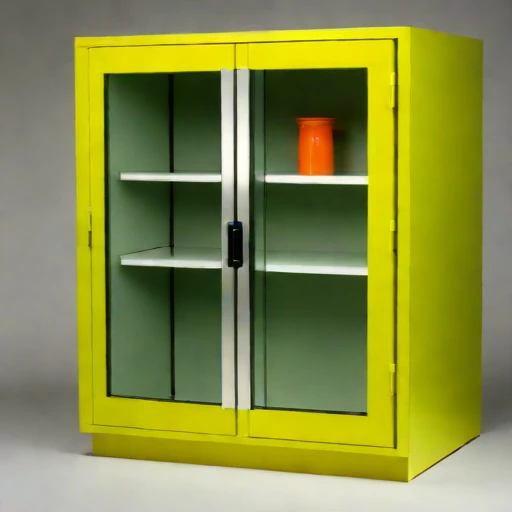 An ash-sealed conservation cabinet, photographed against a plain background