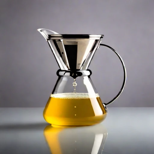 An aeolian-sealed dripper, photographed against a plain background