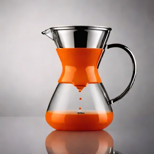 An aeolian-sealed dripper, photographed against a plain background