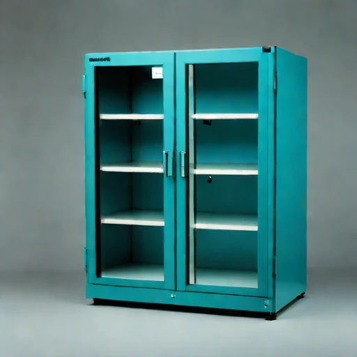 An actinic-shielded print cabinet, photographed against a plain background