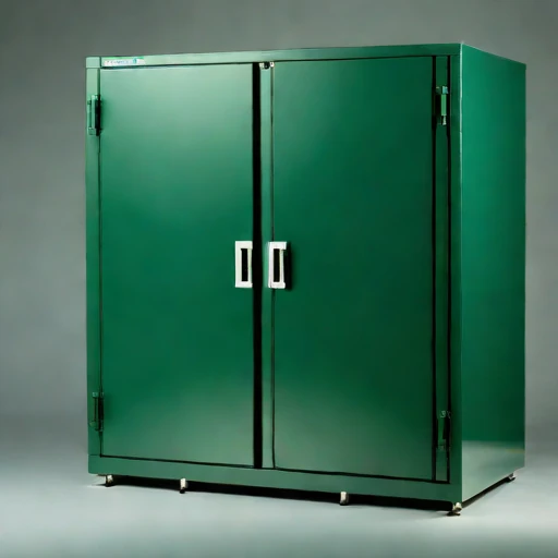 An actinic-shielded print cabinet, photographed against a plain background