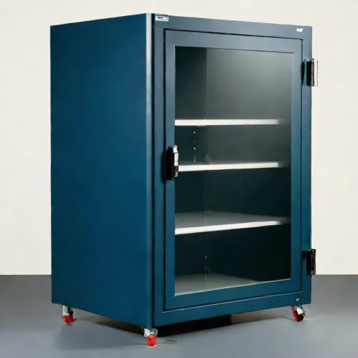 An actinic-shielded print cabinet, photographed against a plain background
