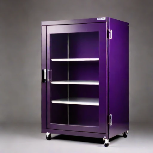 An actinic-shielded print cabinet, photographed against a plain background