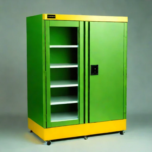 An actinic-shielded print cabinet, photographed against a plain background