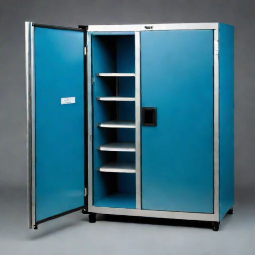 An actinic-shielded print cabinet, photographed against a plain background