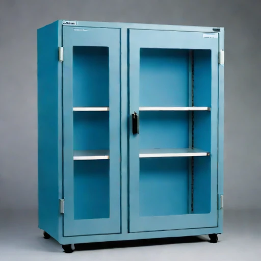 An actinic-shielded print cabinet, photographed against a plain background