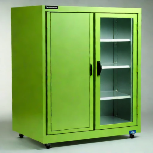 An actinic-shielded print cabinet, photographed against a plain background