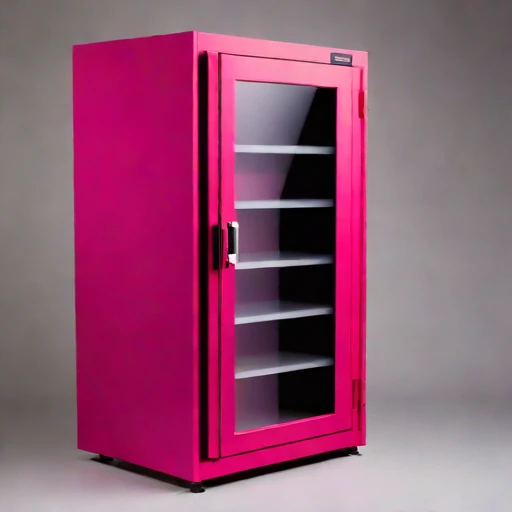 An actinic-shielded print cabinet, photographed against a plain background