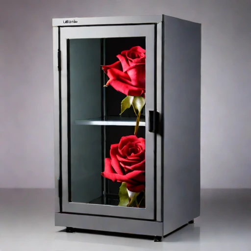 An actinic-shielded print cabinet, photographed against a plain background