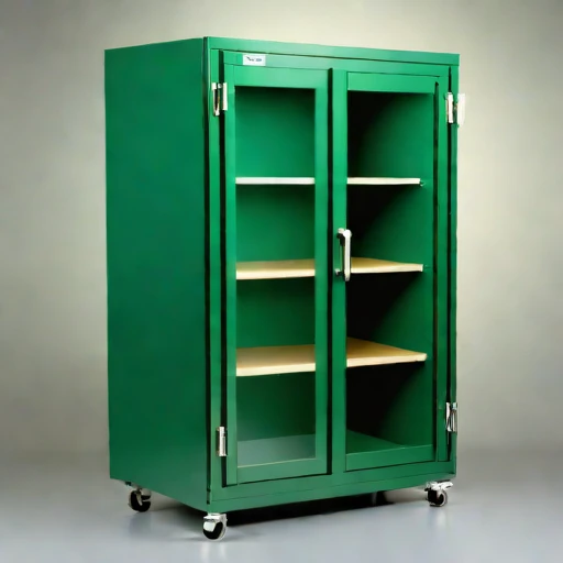 An actinic-shielded print cabinet, photographed against a plain background
