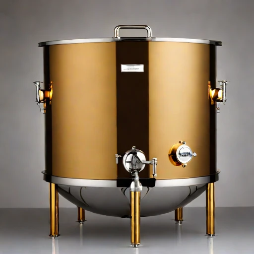 An aragonite-seeded pickling vat, photographed against a plain background