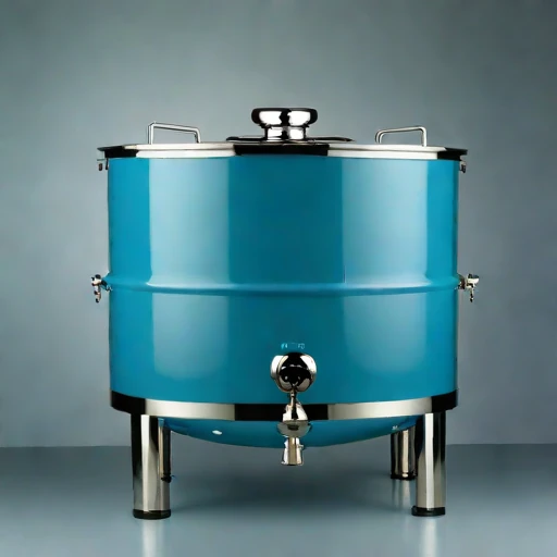 An aragonite-seeded pickling vat, photographed against a plain background