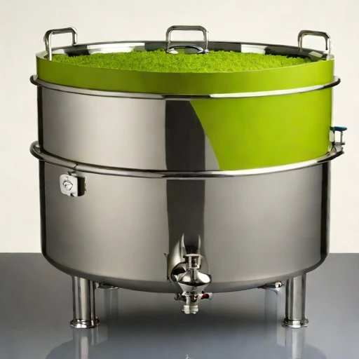An aragonite-seeded pickling vat, photographed against a plain background