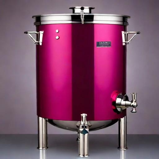 An aragonite-seeded pickling vat, photographed against a plain background