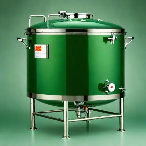 An aragonite-seeded pickling vat, photographed against a plain background
