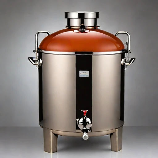 An aragonite-seeded pickling vat, photographed against a plain background