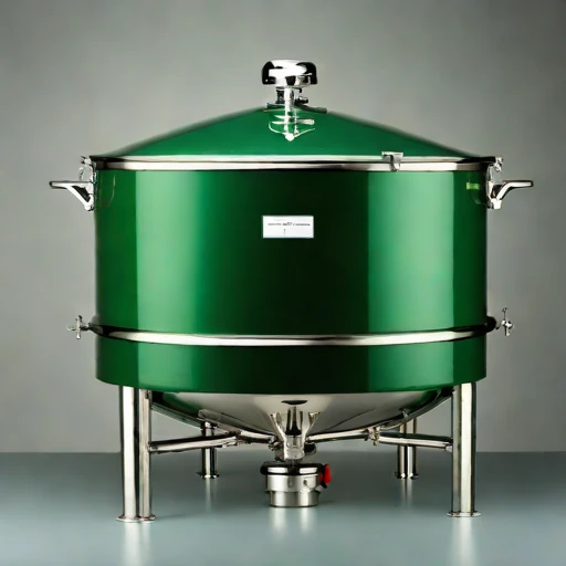 An aragonite-seeded pickling vat, photographed against a plain background