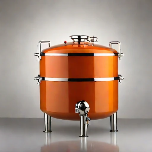 An aragonite-seeded pickling vat, photographed against a plain background