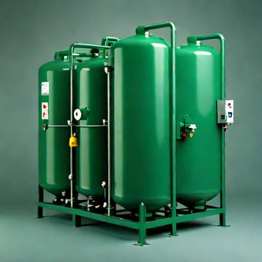 An anoxic sulphide scrubber, photographed against a plain background