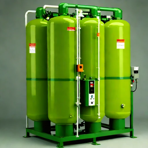 An anoxic sulphide scrubber, photographed against a plain background