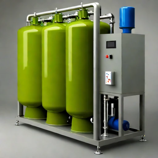 An anoxic sulphide scrubber, photographed against a plain background