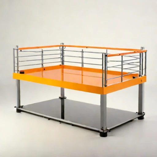 An ashfall-shielded viewing deck, photographed against a plain background