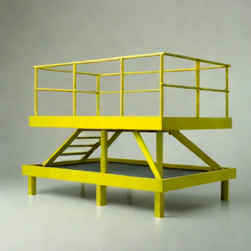 An ashfall-shielded viewing deck, photographed against a plain background