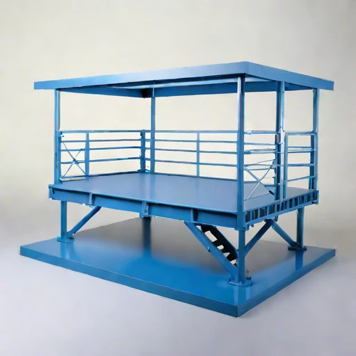 An ashfall-shielded viewing deck, photographed against a plain background