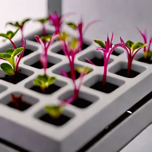 An amended-tephra nursery bed, photographed against a plain background