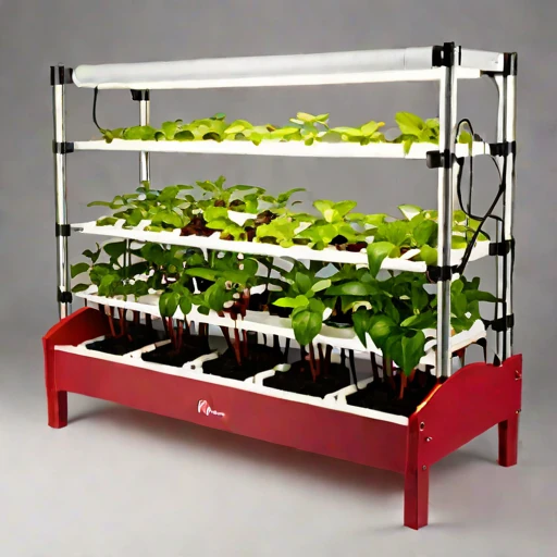An amended-tephra nursery bed, photographed against a plain background