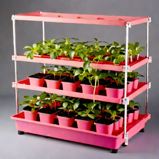 An amended-tephra nursery bed, photographed against a plain background