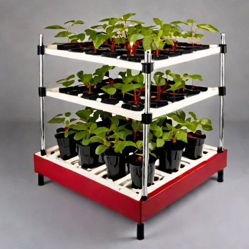 An amended-tephra nursery bed, photographed against a plain background