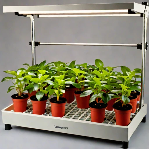 An amended-tephra nursery bed, photographed against a plain background