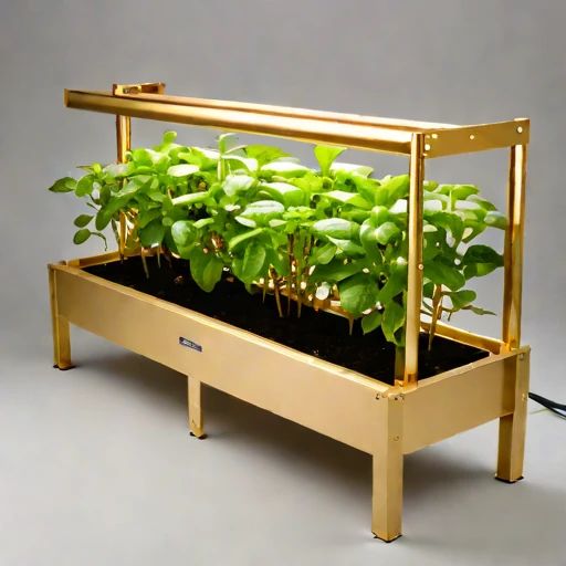 An amended-tephra nursery bed, photographed against a plain background