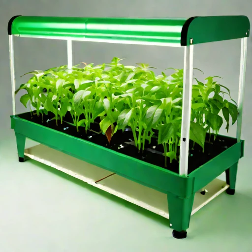 An amended-tephra nursery bed, photographed against a plain background