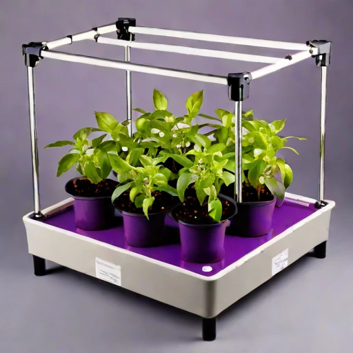 An amended-tephra nursery bed, photographed against a plain background