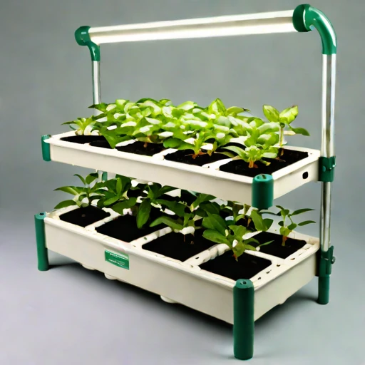 An amended-tephra nursery bed, photographed against a plain background