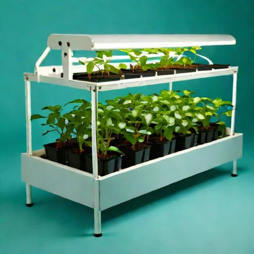 An amended-tephra nursery bed, photographed against a plain background