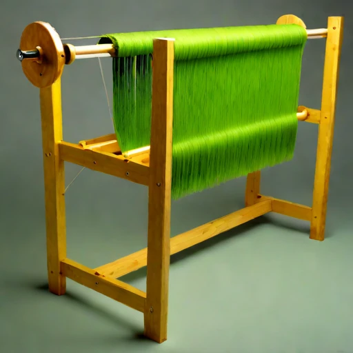 A brine-curing hide stretcher, photographed against a plain background