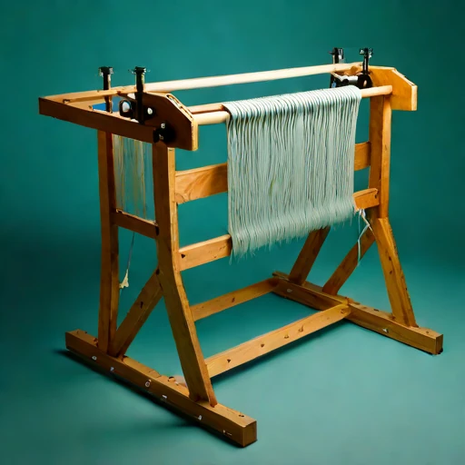 A brine-curing hide stretcher, photographed against a plain background