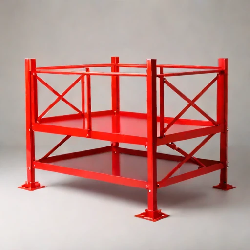 A barchan-crest survey platform, photographed against a plain background