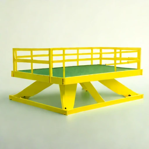A barchan-crest survey platform, photographed against a plain background