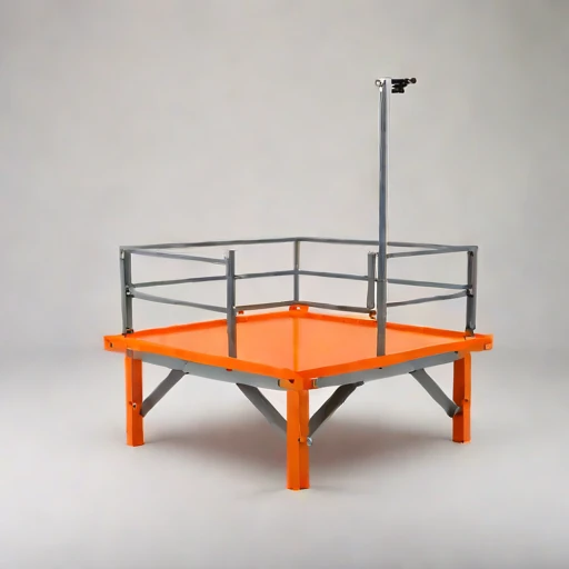 A barchan-crest survey platform, photographed against a plain background