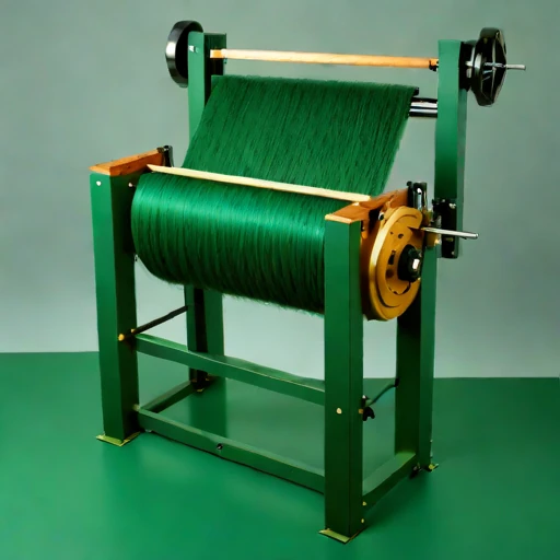 A basalt-fibre carding bench, photographed against a plain background